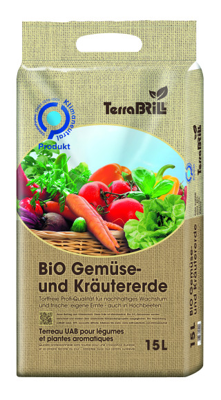 Brill-zemlja za vrtnine in zelišča Bio 15 l 
