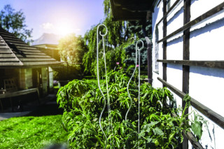 Opora kovinska spirala 180 cm s kavljem 