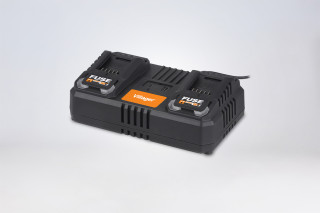 Polnilnik hitri dvojni 18V 2x3.5A Fuse Villager 