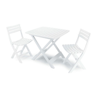 Garnitura Camping 2+1 Bela 