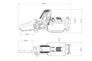 Žaga Akumulatorska Ročna VBT 0520-1BCB Fuse Villager 