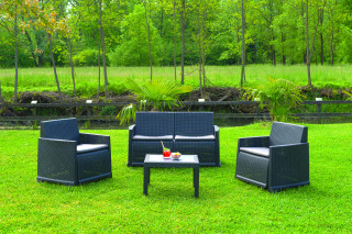 Garnitura Iseo 4+1 Antracit 