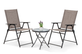 Garnitura vrtna 2+1 zložljiva, Snap Rest 