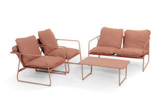 Garnitura vrtna kovinska z blazinami, Ember 