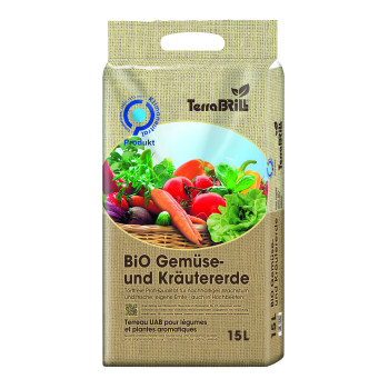 Brill-zemlja za vrtnine in zelišča Bio 15 l 