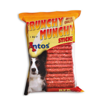 An-crunchy munchy palč pse goved rdeč 1 kg / 10.101 