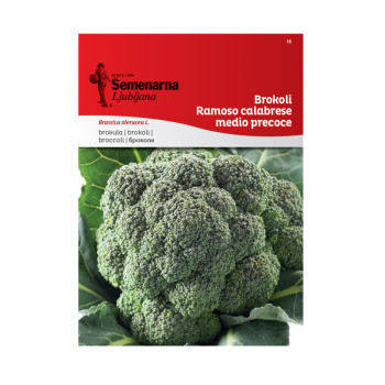 Brokoli Ramoso Calabrese Medio Precoce 15 Semenarna 