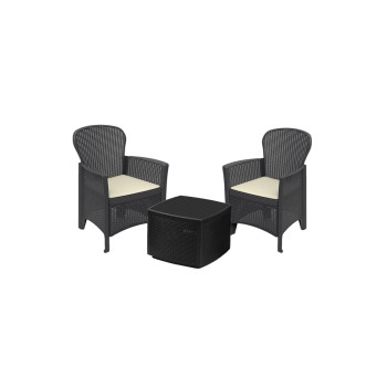 Garnitura Rama 2+1 Antracit 