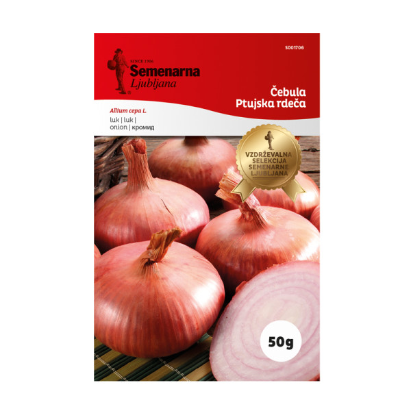 Čebula Ptujska Rdeča 50 g Semenarna 