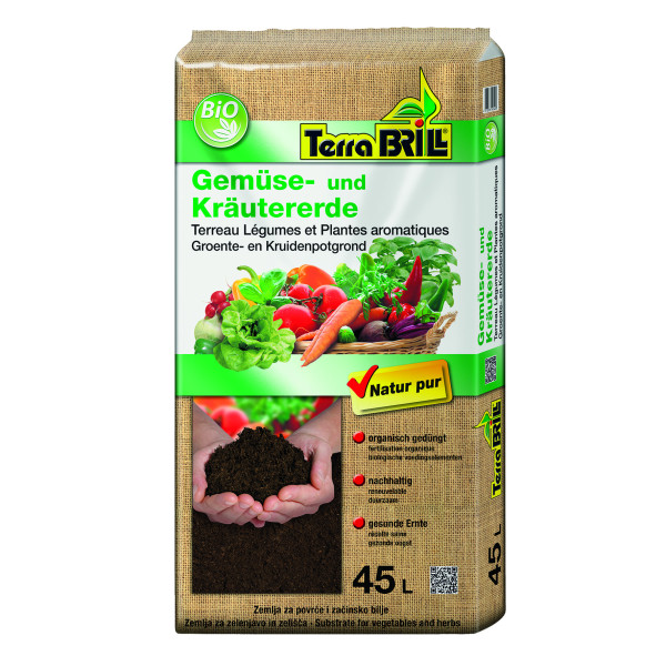 Brill-zemlja za vrtnine in zelišča Bio 45 l 