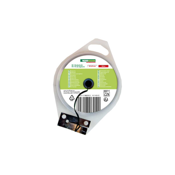 Žica za vezanje 0,65 mm 100 m zelena gladka 