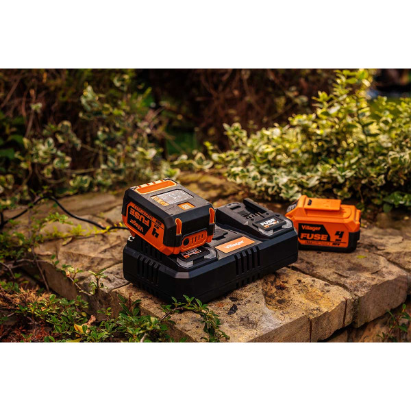 Polnilnik hitri dvojni 18V 2x3.5A Fuse Villager 