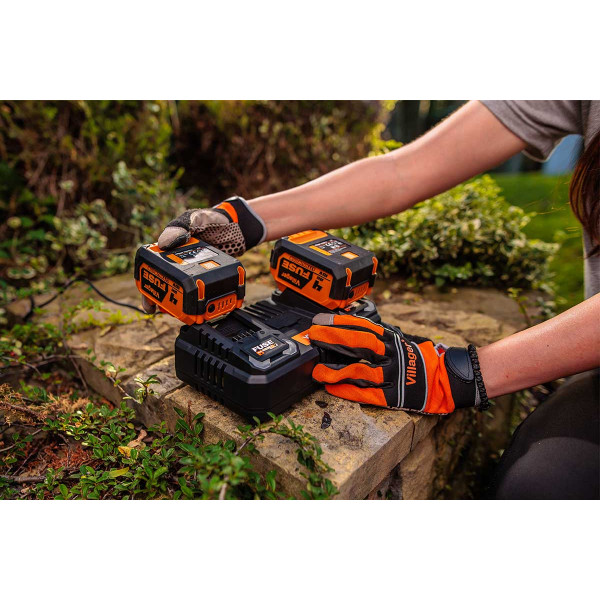 Polnilnik hitri dvojni 18V 2x3.5A Fuse Villager 