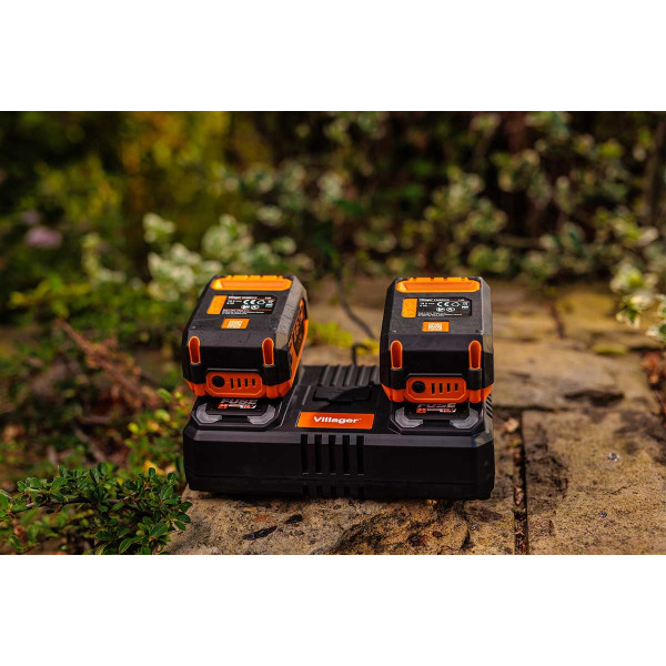 Polnilnik hitri dvojni 18V 2x3.5A Fuse Villager 