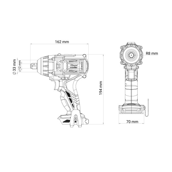 Vijačnik udarni Fuse VLP 5320-2BSC Villager 