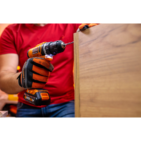 Vrtalnik-vijačnik udarni aku. VLN 3112-2BSC Villager 