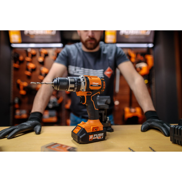 Vrtalnik-vijačnik udarni Fuse VPL 8120 Villager 