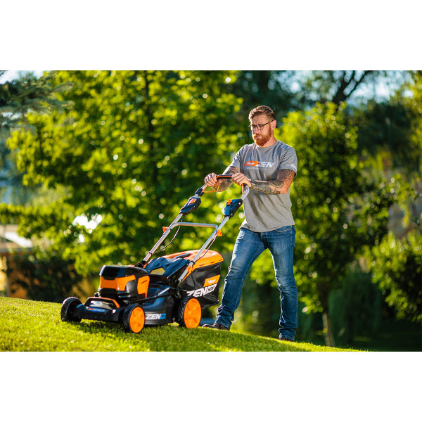 Akumulatorska kosilnica LM 4111E-Matic Zen Villager 