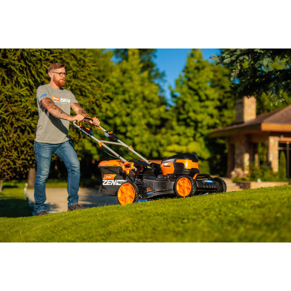 Akumulatorska kosilnica LM 4111E-Matic Zen Villager 