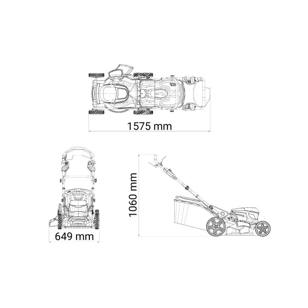 Akumulatorska kosilnica LM 4111E-Matic Zen Villager 