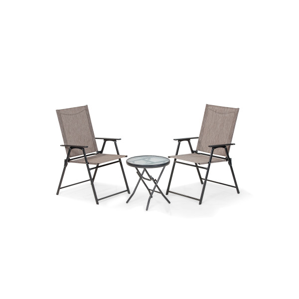 Garnitura vrtna 2+1 zložljiva, Snap Rest 