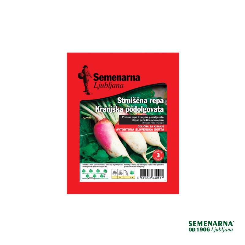 Strniščna repa kranjska podolgovata 50 g Semenarna 