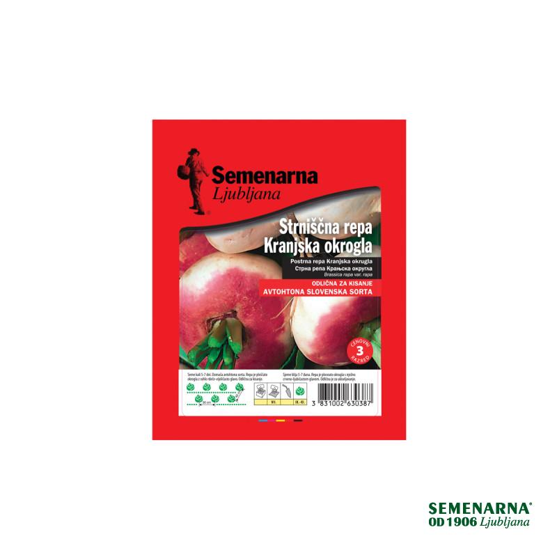 Strniščna repa kranjska okrogla 50 g Semenarna 