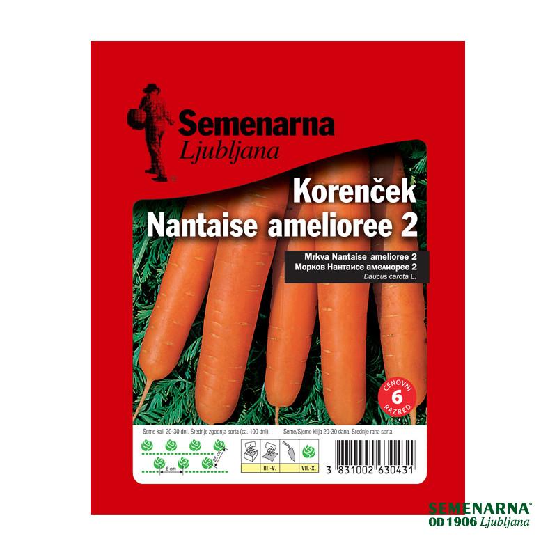 Korenček Nantes 2 50 g Semenarna 