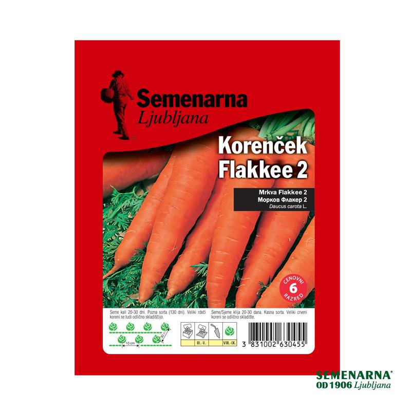 Korenček Flakkee 2 50 g Semenarna 