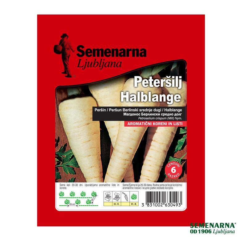 Peteršilj Halblange (berlinski srednje dolgi) 50 g Semenarna 