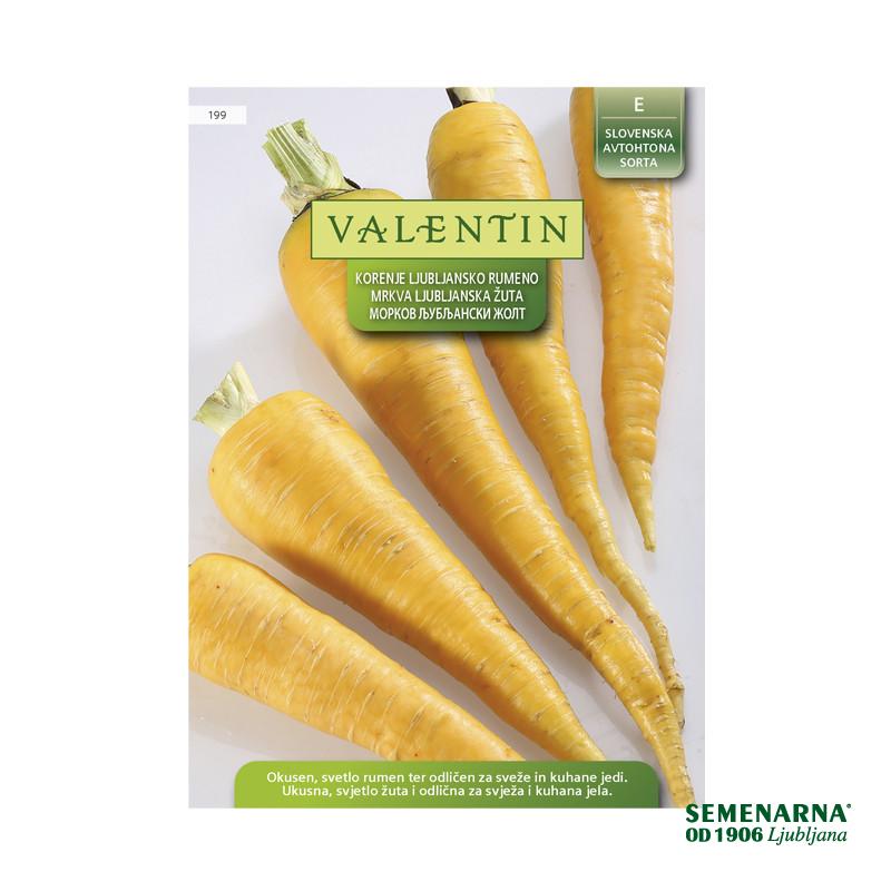 Valentin 199 Korenje Ljubljansko rumeno 