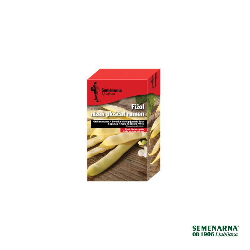 Fižol Capitano (nizek rumen ploščat) 200 g šk Semenarna 