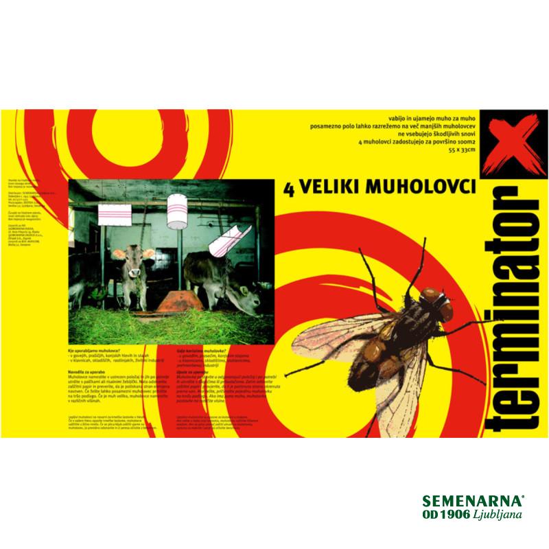 Terminator X veliki muholovci, 4 velike pole 