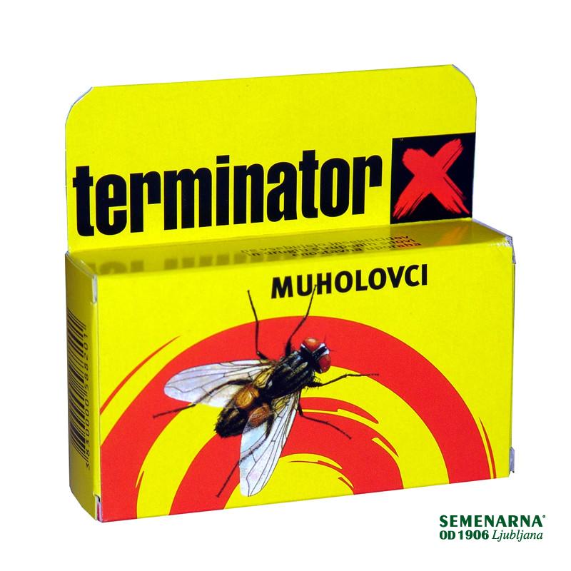 Terminator X hišni muholovec z medom, 4 kos 