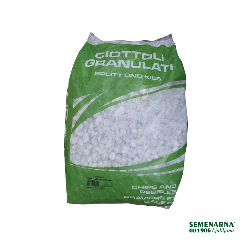 Pesek lom. bel Carrara 8–12 mm 25 kg Z. 