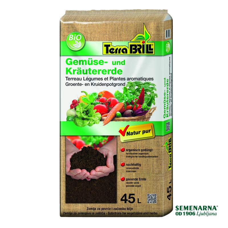 Brill-zemlja za vrtnine in zelišča Bio 45 l 
