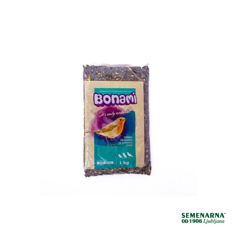Bonami mešanica za zunanje ptice 1 kg 