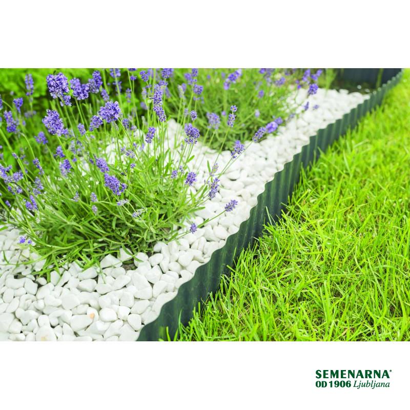 Obroba za trato 15 cm x 9 m zelena 