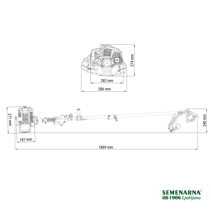 Kosa bencinska BC 43 ES 