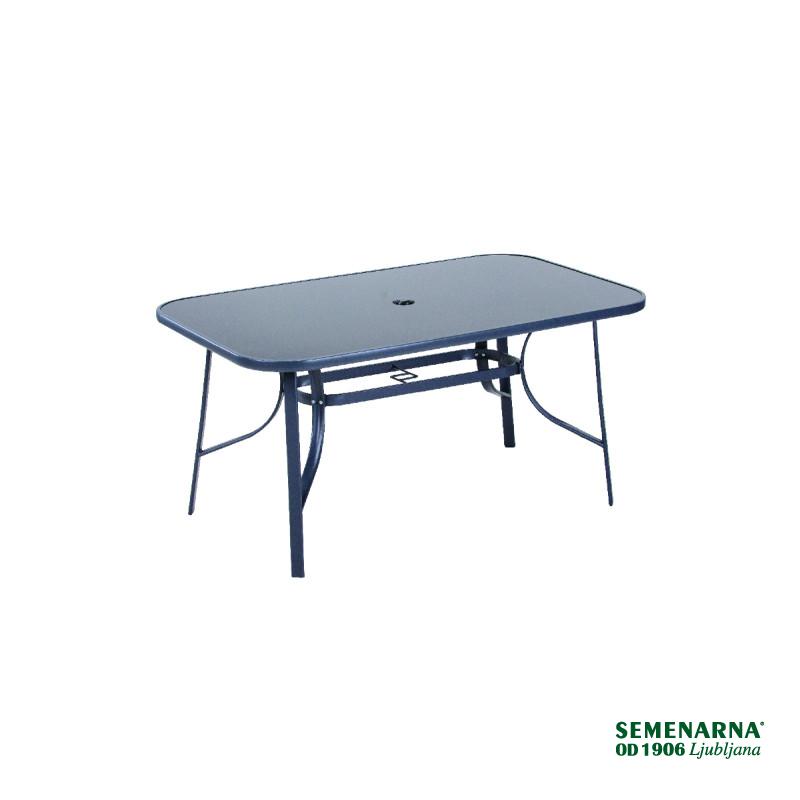 Miza vrtna Como črna 