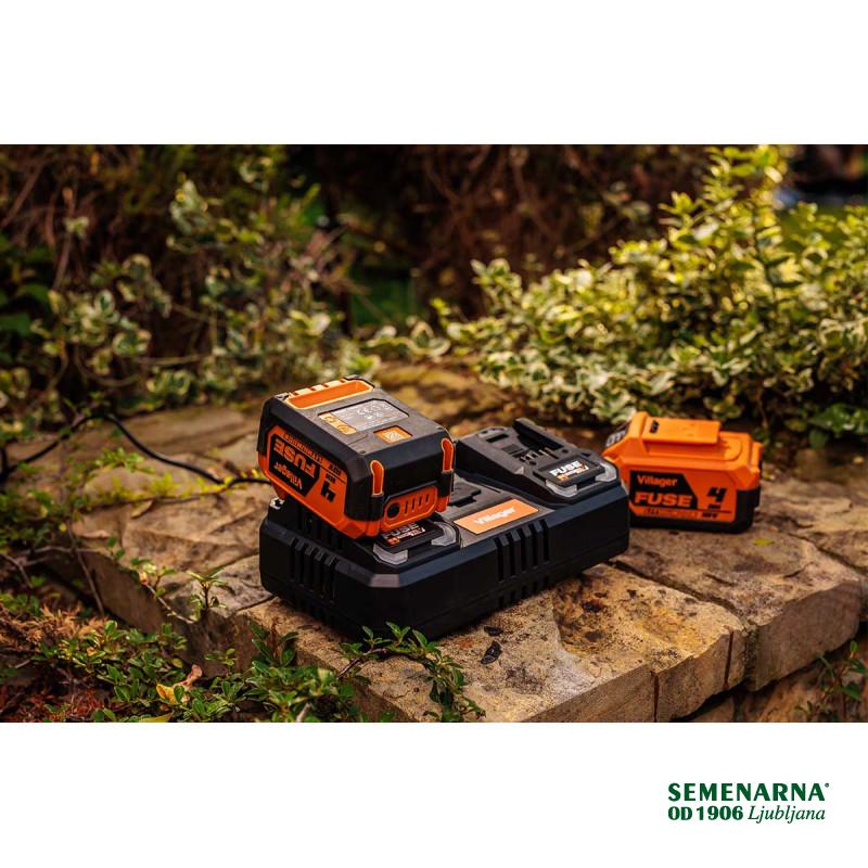 Polnilnik hitri dvojni 18V 2x3.5A Fuse Villager 