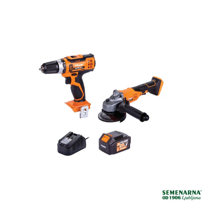 Vrtalnik+Brusilnik Fuse VLN 3220+4320 Villager 