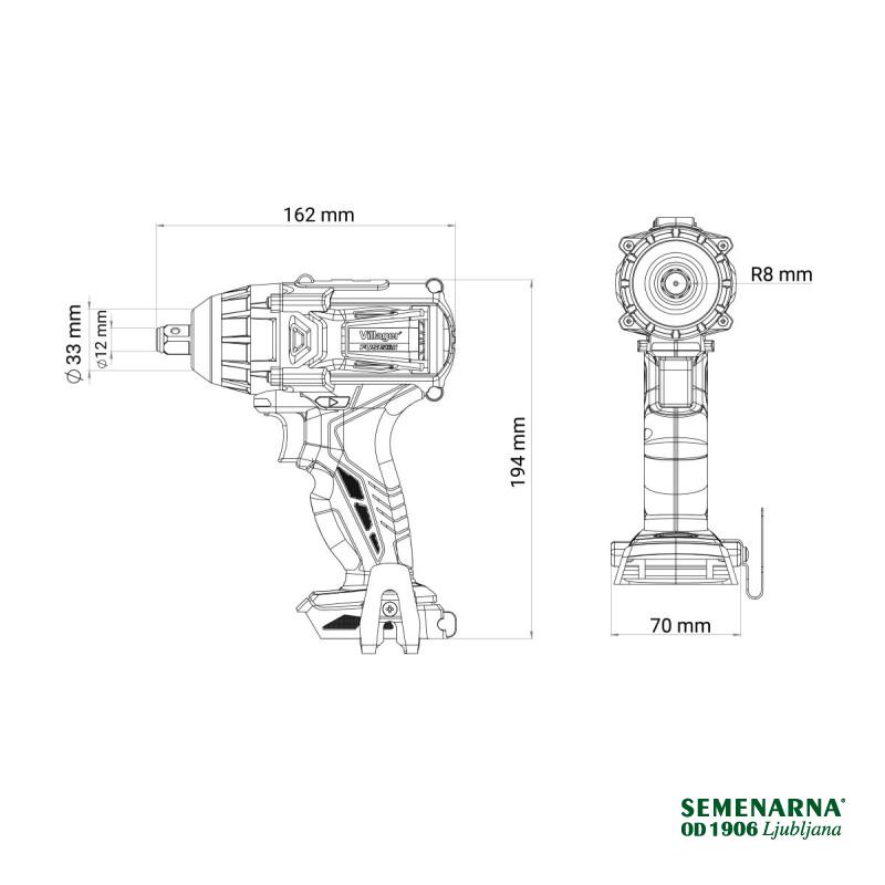 Vijačnik udarni Fuse VLP 5320-2BSC Villager 