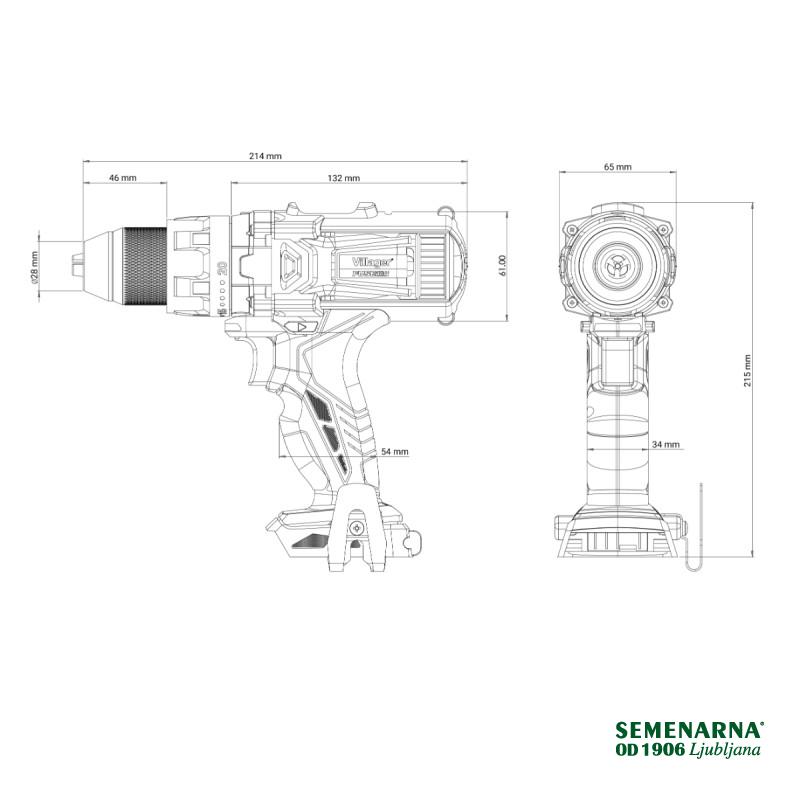 Vrtalnik-vijačnik FUSE VLP 5220 Villager 