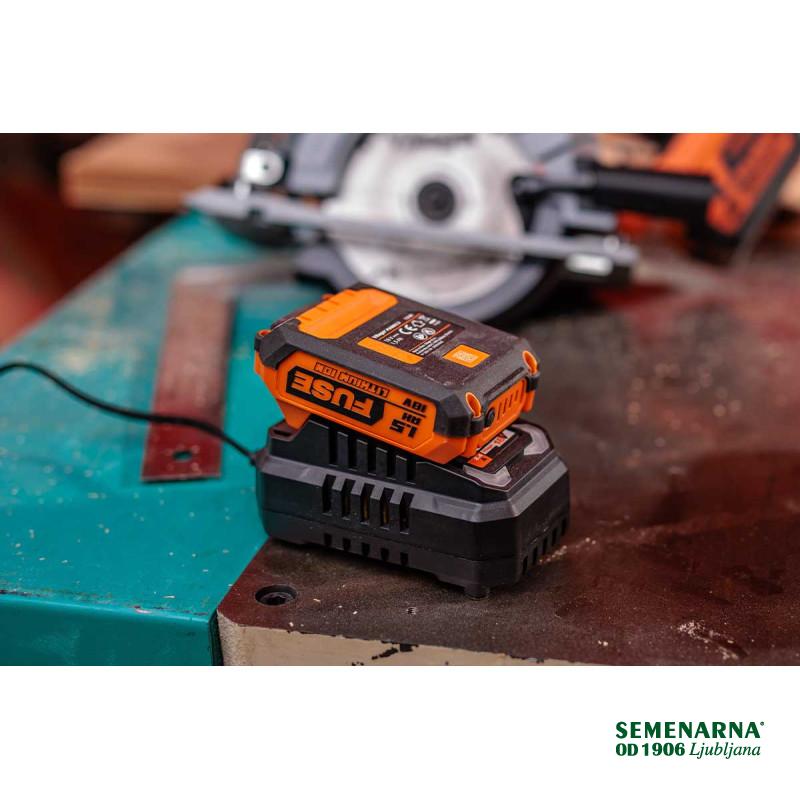 Akumulator+polnilnik 18V 1.5Ah+2.4A Fuse Villager 