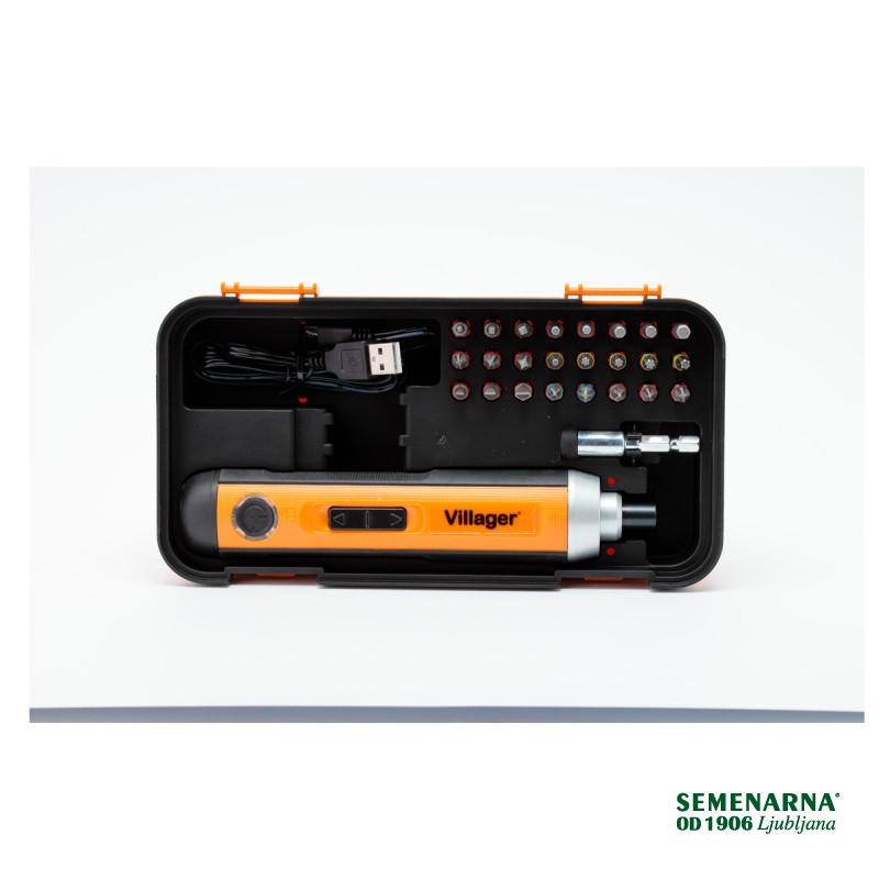 Vrtalnik-vijačnik akum. VLN SDL 5.0 SET Villager 