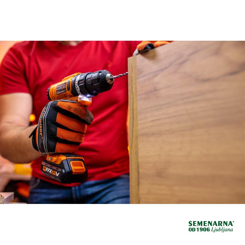 Vrtalnik-vijačnik udarni aku. VLN 3112-1BCB Villager 