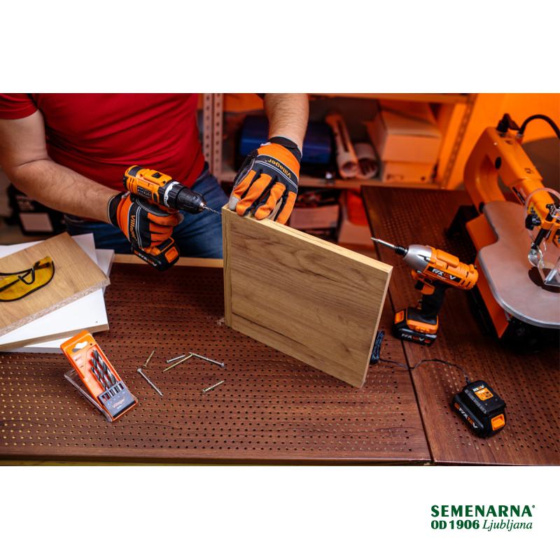 Vrtalnik-vijačnik udarni aku. VLN 3112-2BSC Villager 