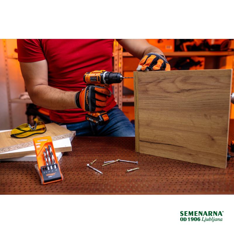 Vrtalnik-vijačnik udarni aku. VLN 3112-2BSC Villager 