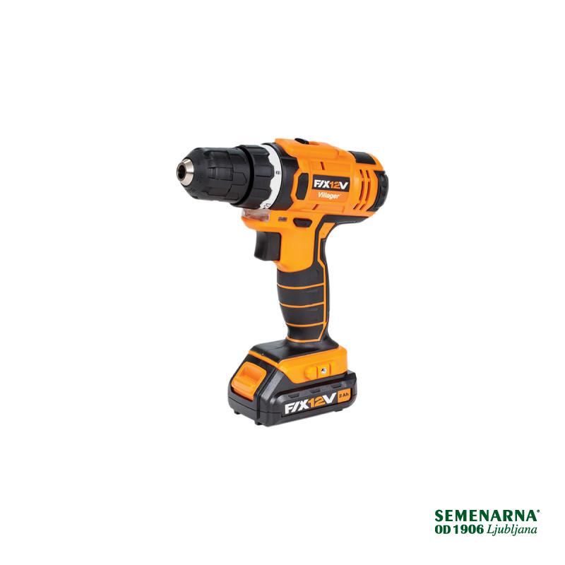 Vrtalnik-vijačnik udarni aku. VLN 3112-2BSC Villager 